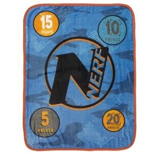 Hasbro “Nerf” Silky Soft Throw Blanket (NWT)